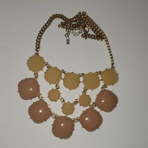Blush jewel necklace